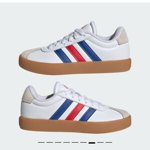Adidas VL Court 3.0 Shoes Kids JH8721 SZ 4